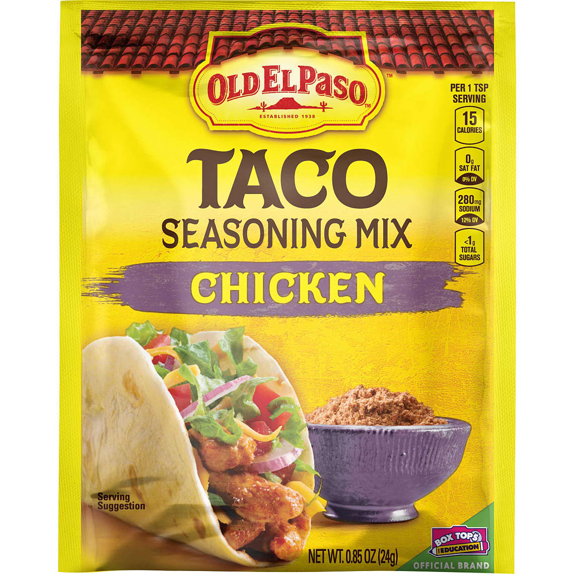 Old El Paso Chicken Taco Seasoning Mix, .85 oz